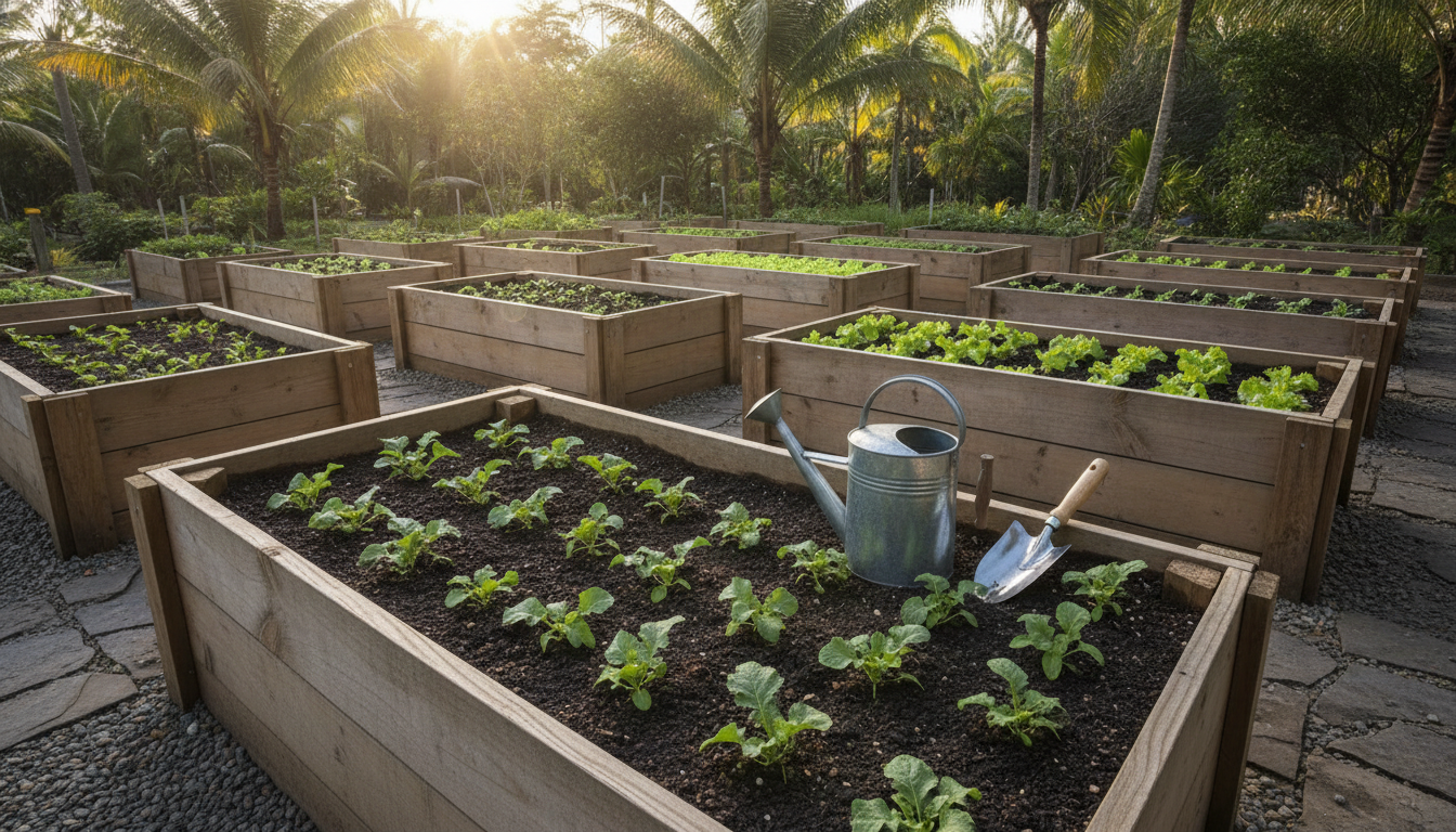 Community garden sessions handle larger groups than an indoor warehouse and leave visible work behind.